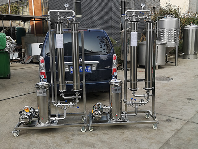 小型葡萄（táo）酒過濾機 果酒過濾機（jī）